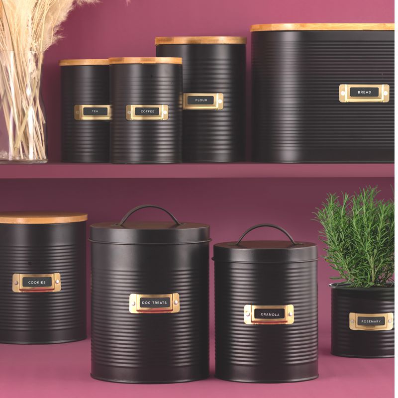 Otto BLACK STORAGE CANISTER 10.5L 0218543BK