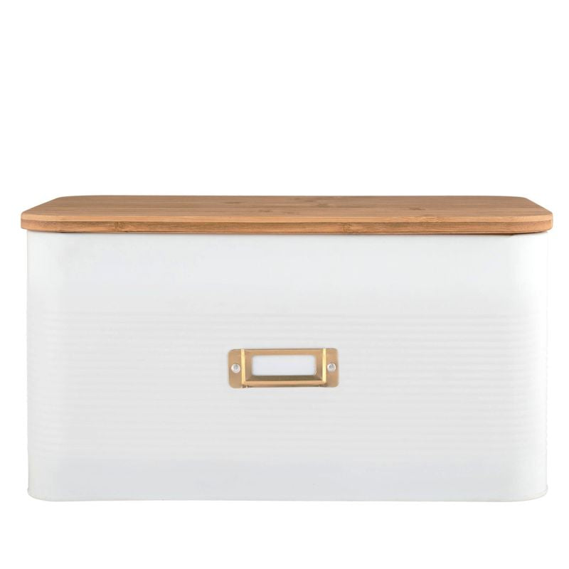 DANESCO WHITE BREAD BIN 9.5L 0218548WH