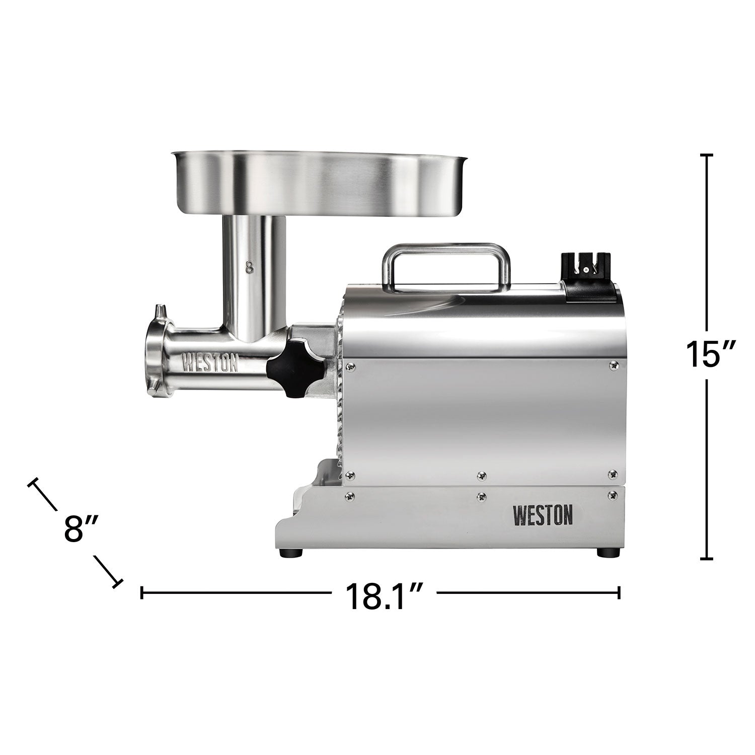 Weston 10-0801-W Pro Series™ #8 Meat Grinder