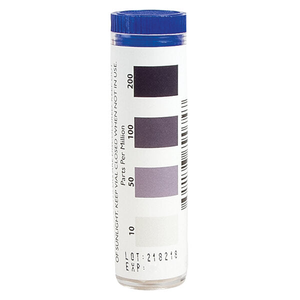 San Jamar Chlorine Sanitizer Test Strips 10-200ppm SANISTRIPS