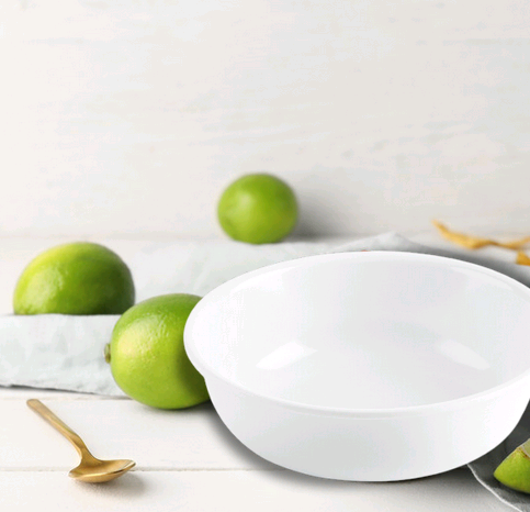 Mistral® Serving Bowl 37.19 Oz Melamine, White 10329-02