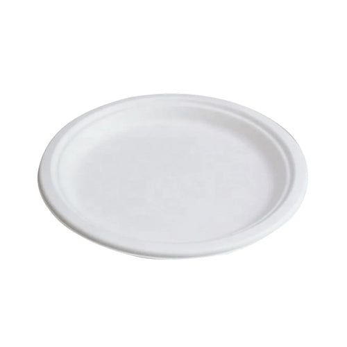 Globe 9" Round Compostable Plate 6022