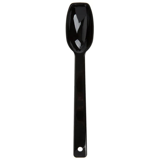 Cambro SPO8CW 0.5 oz. Black Camwear Solid Salad Bar / Buffet Spoon