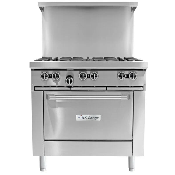 Garland U36-G36R NG 36" Range with Manual Griddle Top and 26" Oven Base*