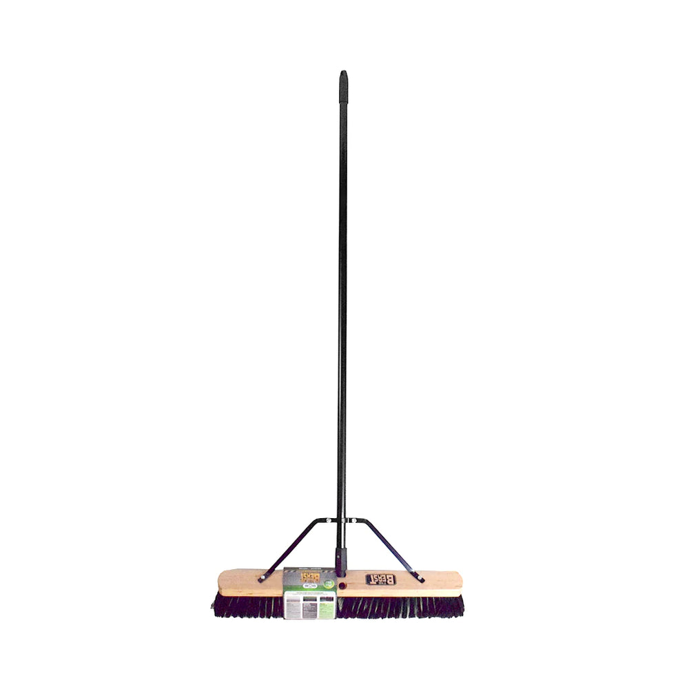 Globe 24" CONTRAC PUSHBROOM MED, 54"L METAL HANDLE