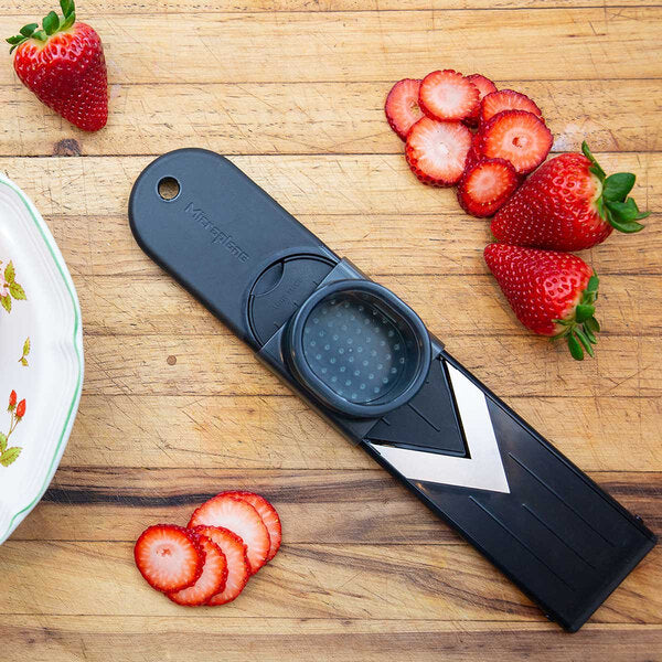 Microplane 41940 Mini Adjustable V-Blade Mandoline Slicer 41940