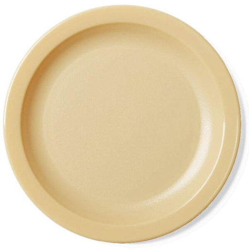 Cambro Camwear 6 1/2" Beige Narrow Rim Plate - 48/Case-65CWNR133