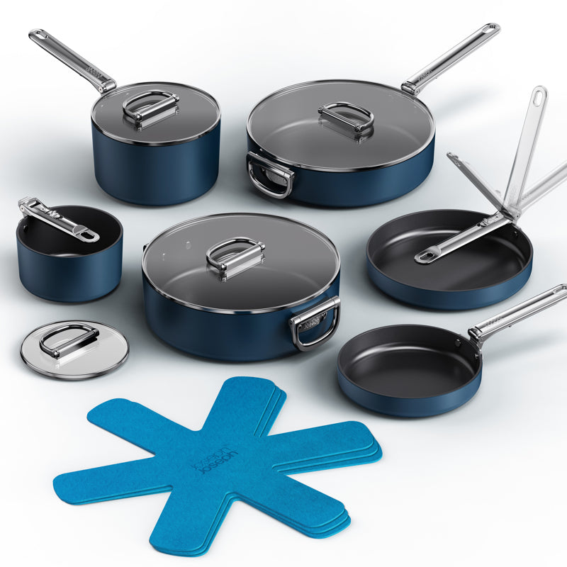 Joseph Joseph Space Cookware Set - 10 pieces, Blue, 7045050BL