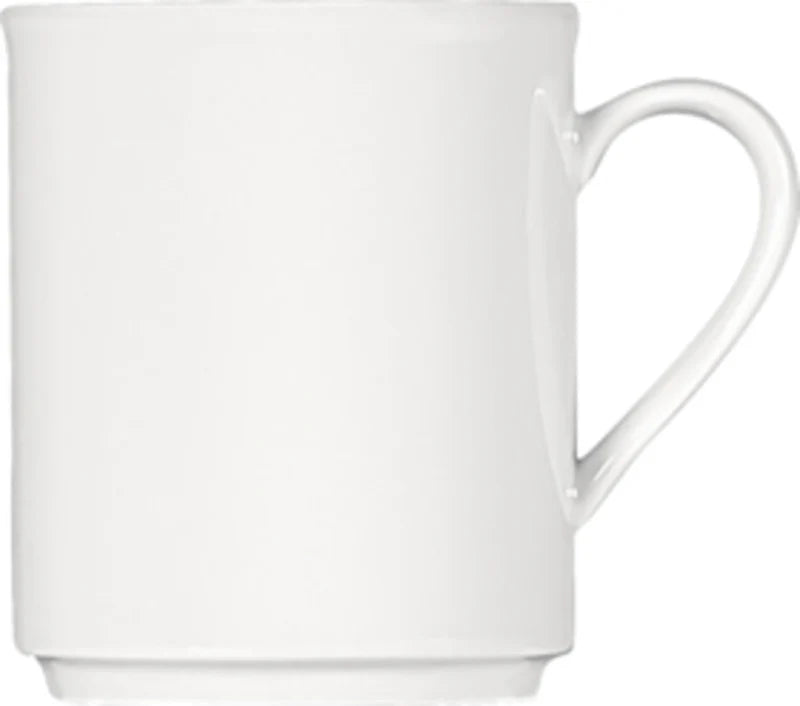 Bauscher White Cup, Stackable 2.8