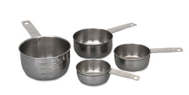 Browne Measuring Cup Set 4 Piece Stainless Steel- 746107