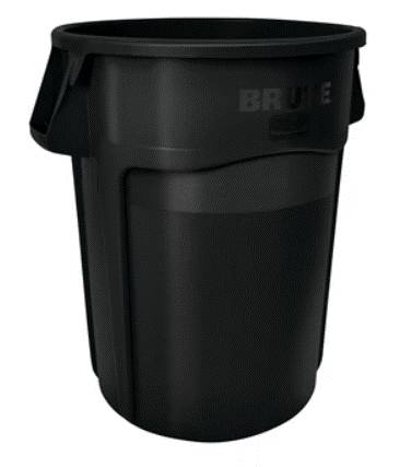 Rubbermaid BRUTE® 32 Gallon, Black 1867531