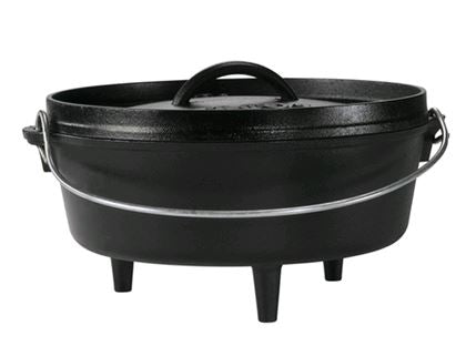 Lodge - 10 qt  Cast Iron Deep Stock Pot- Lid included- L14DC03