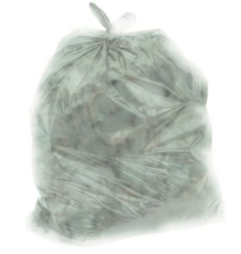 GARBAGE BAG 35X50 CLEAR 2MIL