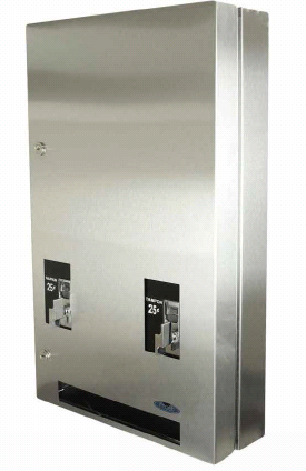 Globe Commercial Tampon Dispenser Free Stainless Steel 1613S