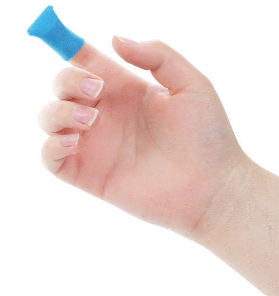 Thermor Blue Metal Detectable Fingertip Bandages(Pack of 50) FA104 - 814923