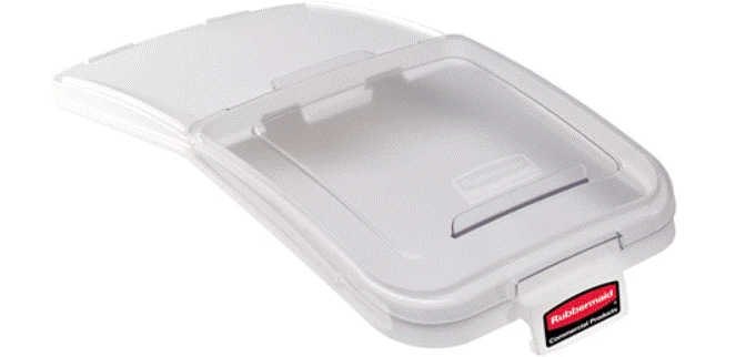 Rubbermaid Sliding Lid With 0.9 L Scoop For FG360288WHT Ingredient Bin - FG9F7800CLR