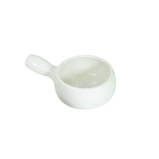 Magnum Onion Soup Bowl with Handle, 12Oz Ceramic, White MAG7993 - 820349