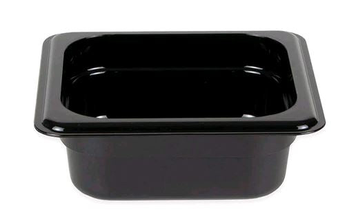 Cambro Insert 1/6 Size 2 1/2" Deep Black - 62CW110 *