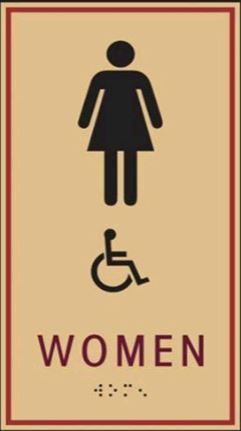 Twin Towers Trading, Women's Restroom Sign - Tusacany - 117310