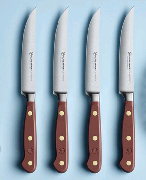 Wusthof Classic Colors 4 Piece Steak Knife Set, Tasty Sumac