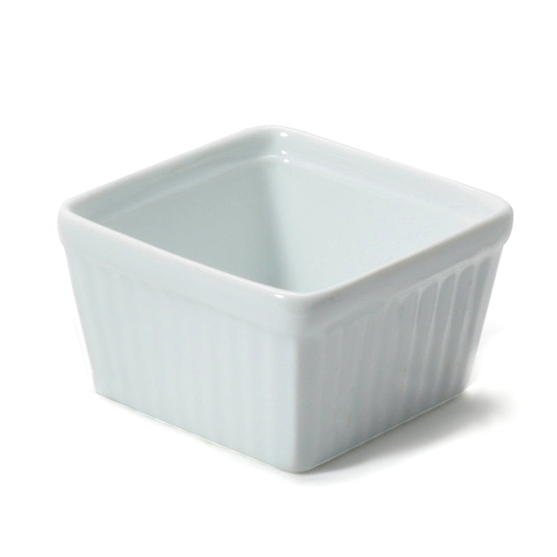 Danesco BIA RAMEKIN 8 OZ SQUARE WHT 900243 WH