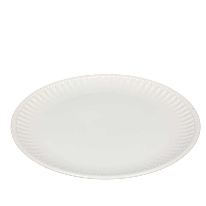 BIA Chantilly Dinner Plate, White, 10.25