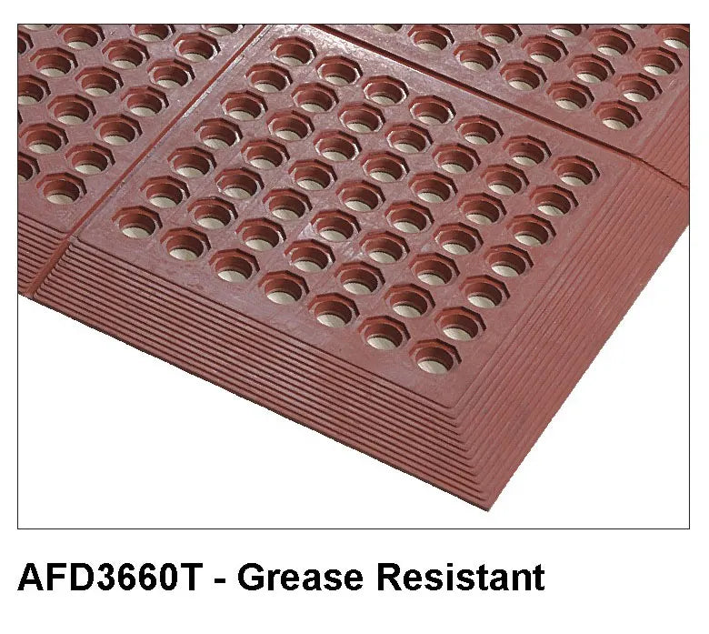 COMPETITOR® Anti-Fatigue Floor Drain Mats - Grease Resistant- AFD3660T