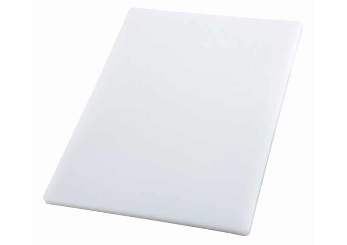 Winco RECTANGLE CUTTING BOARD, WHITE CBWT-1520