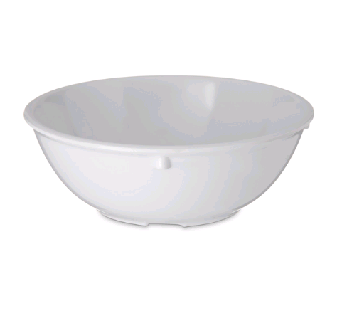 Calisle Melamine Nappie Bowl 14oz, White 43521-02