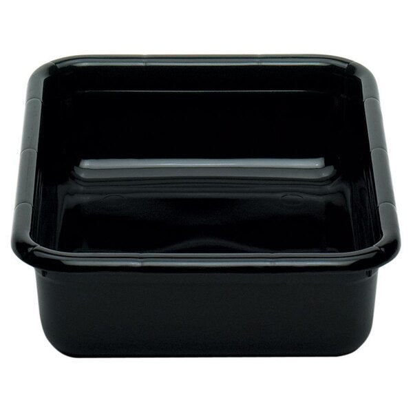 Cambro  Bus Tub with Flat Bottom, Black Polyethylene, 20