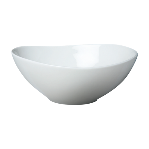 Cameo Bowl Egg Shaped, White 6.5" 710-G65