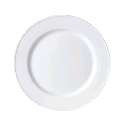 Steelite Freedom Slimline 8" White Plate 11010212