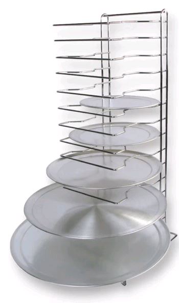 Winco Stainless Steel 15 tier Countertop Piza Rack APZT-1015