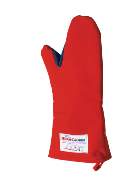 Tucker Safety Products Burnguard Oven Mitt, Red, 12