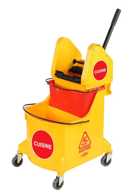 Globe 35qt Yellow Downpress Dual Bucket System 5035R