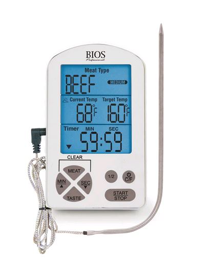 BIOS Digital Pocket Food Thermometer with Calibration (PS100)