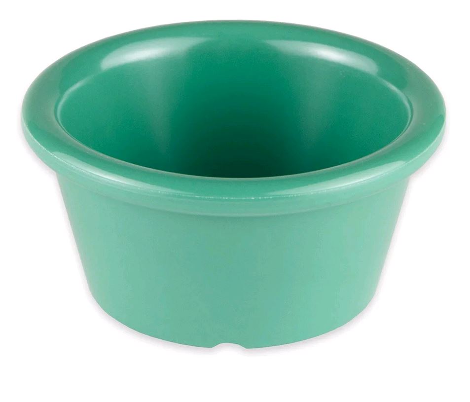 GET 2 oz Rainforest Green Sauce Cup/Ramekin S-620-FG