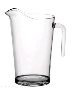 Browne 60oz Poly Carb Pitcher Clear 515354