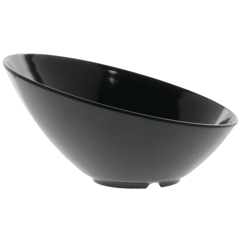 Cheforward Prevail Natural Edge Slanted Salad Bowl – Matte Black (Medium) - 15009244027