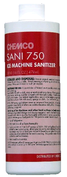 Chemco Sani 750 for Ice Machine (6/1PT) 02-15-1-01, Q945-06