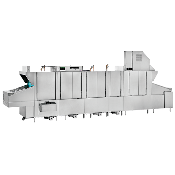 Champion E-Series Slim Line 24" Conveyor Flight Dishwashing Machine- EUCC E Series Slim Line - EUCC FLIGHT SERIES SLIM LINE S8*