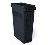 Rubbermaid Garbage Container Slim Jim Black - FG354000BLA/FG354060