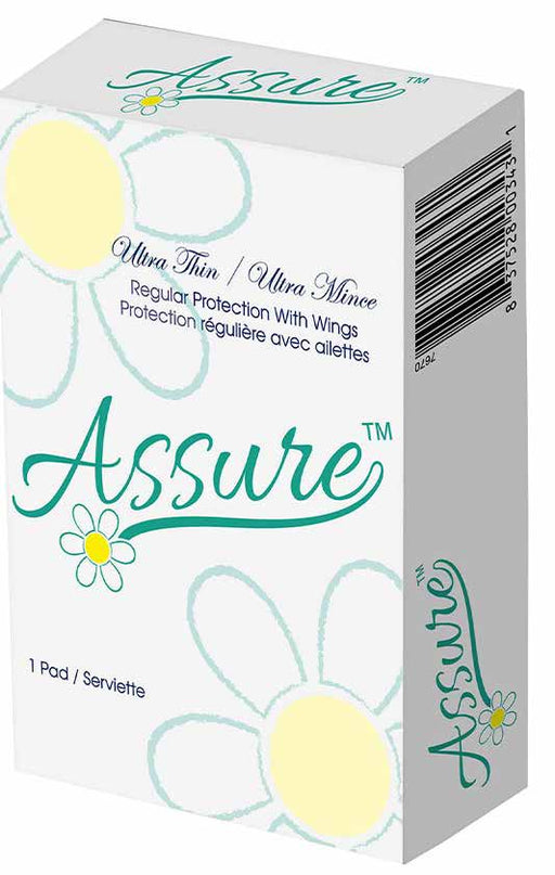 Assure Pads with Wings - 500/Box 7620