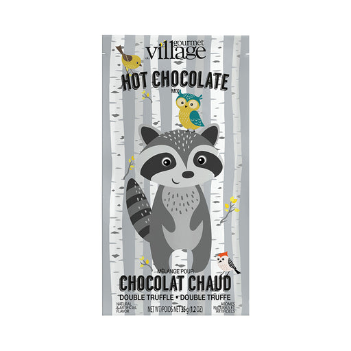 Gourmet Village Raccoon Double Truffle Hot Chocolate GCHOMWR