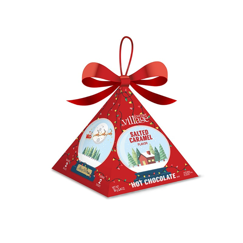 Village Gourmet Snowglobe Pyramid Ornament GCHOPSG