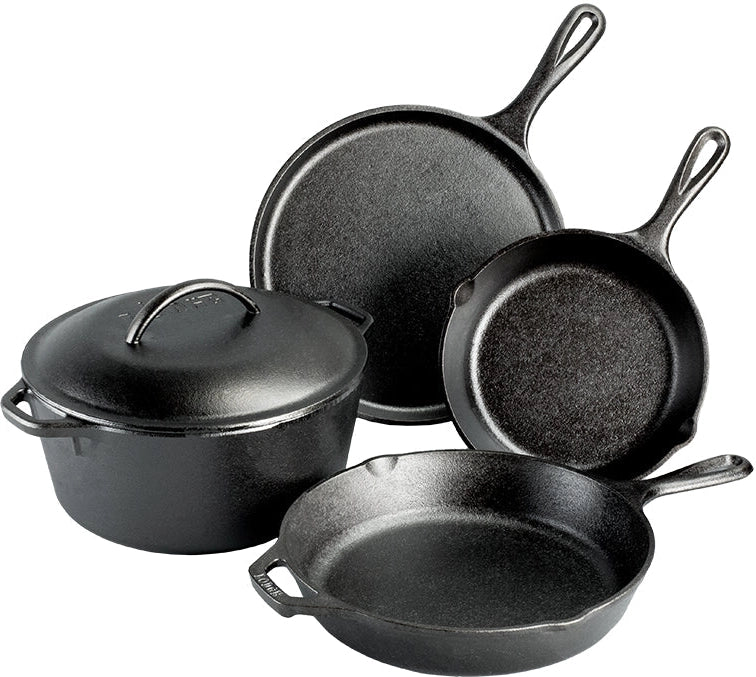 Lodge 5-Piece Cast Iron Cookware Set. 1/1EA, L5HS3