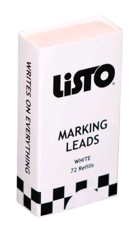 Listo, Marking Pencil White Lead 116496