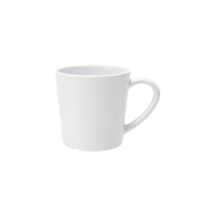 Mistral Coffee Mug, 10oz, White, Melamine, 10302-02