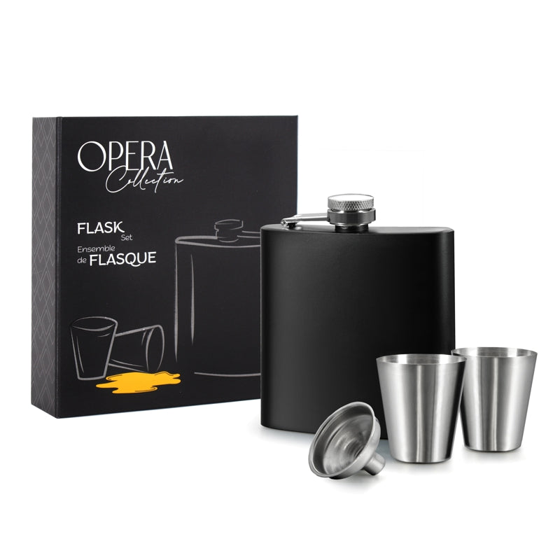 Opera Flask Set 4 Pieces 9400104BK