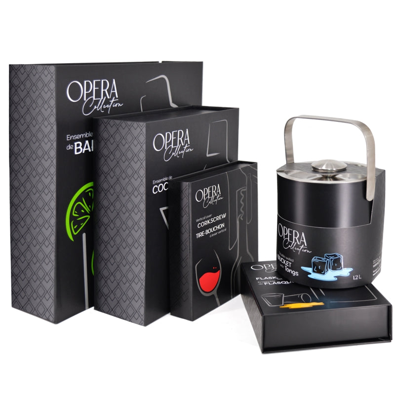 Opera Flask Set 4 Pieces 9400104BK